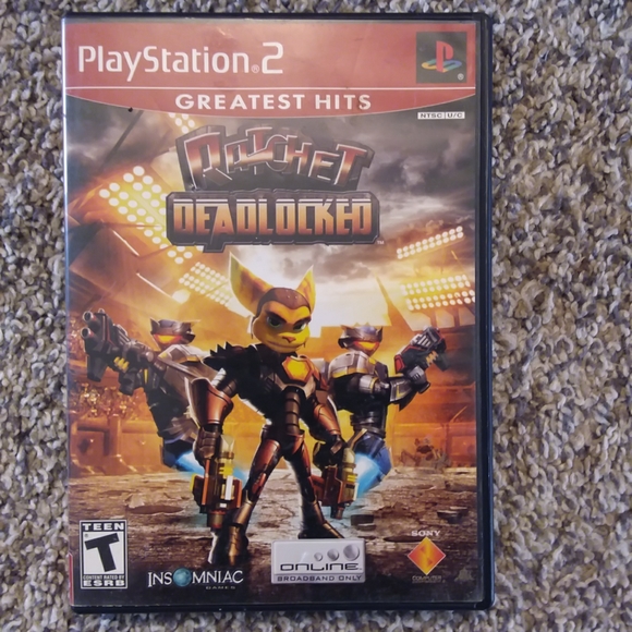 PlayStation 2 Ratchet Deadlocked video Game - Picture 1 of 3